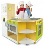 Cocina de madera para niños - Flex Concept - 3 módulos grandes