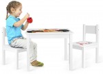 Mesa y 2 sillas "Yeti" de madera para niños: Coche de F1