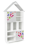 Estantería de madera para niños con 10 estantes - SUPER CASA - Mariposas