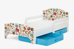 Cama para niños SMART, SIN colchón. Granja. 