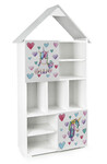 Estantería de madera para niños con 10 estantes - SUPER CASA - Unicornio  
