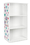 Librería blanca con estilo - OSLO - 3 estantes - Unicornio