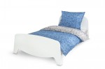 Cama con regulación del largo - Sofia - con 140/90 y dos mini 30/90 colchones