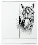 Mueble moderno blanco - ROMA "Caballo"