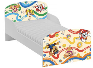 Cama infantil con colchón 140/70 cm - Patrulla Canina 06