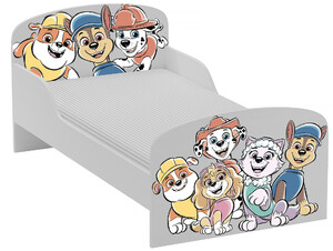 Cama infantil con colchón de 140/70 cm - Patrulla Canina 02
