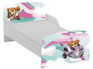 Cama infantil con colchón 140/70 cm - Patrulla Canina 03
