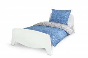 Cama con regulación del largo - Sofia - con 140/90 y dos mini 30/90 colchones